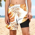thumbnail image 1 of ITSAME Boys Beach Shorts, Elastic Waist with Compression Liner Quick-Dry Kids Swim Trunks with Pockets Multicolor Size 13, 1 of 8