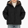 thumbnail image 1 of ITSAME Boys Fleece Lined Hooded Puffer Jacket (2-9) Zip Up Long Sleeve Winter Warm Coat with Pockets Size 2T, 1 of 9