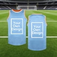 thumbnail image 1 of ITSAME Boys Girls Athletic Tank Tops Crewneck Basketball Quick-Dry Summer Active Muscle Shirts Light Blue Size 4-5, 1 of 9