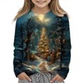thumbnail image 1 of ITSAME Boys Girls Long Sleeve Tops, Xmas Graphic Loose Fashion Crewneck Holiday Pullover Christmas Shirt Multicolor 5T, 1 of 7