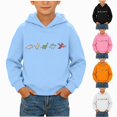 thumbnail image 1 of ITSAME Boys Hoodie Pullover Long Sleeve Cartoon Print Casual Hooded Sweatshirt with Kangaroo Pocket Size 7, 1 of 9