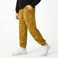 thumbnail image 1 of ITSAME Boys Jogger Sweatpants, Drawstring Slim Fit with Pockets Kids Casual Fashion Tapered Pants Yellow 5-6T, 1 of 7