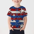 thumbnail image 1 of ITSAME Boys Patriotic 4th of July T-Shirts, Crewneck Fashion Print Short Sleeve Independence Day Tops for Kids Multicolor Size 3-4T, 1 of 5