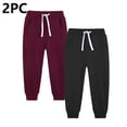 thumbnail image 1 of ITSAME Boys Sweatpants 2PC, Elastic Waist Jogger Drawstring Tapered Pants with Pockets Bronze 13T, 1 of 3