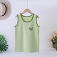 thumbnail image 1 of ITSAME Boys Tank Tops, Breathable Comfort Cotton Crew Neck Casual Fashion Tank Tops Green Size 9-10, 1 of 4