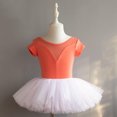 thumbnail image 1 of ITSAME Girls Ballet Dance Dress, Crewneck Leotards Puffy Tulle Kids Fashion Ballet Tutu Dress Gold 8-9T, 1 of 5