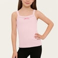 thumbnail image 1 of ITSAME Girls Cotton Camisoles Soft Comfort Tank Tops Cute Bow Kids Breathable Undershirts Pink Size 12-13, 1 of 7