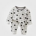 thumbnail image 1 of ITSAME Girls Outfit Long Sleeve Crewneck Pullover and Pants 2-Piece Cartoon Print Comfy Loungewear Set Size 11, 1 of 5
