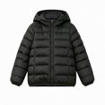 thumbnail image 1 of ITSAME Girls Quilted Puffer Jacket (0-15) Full Zip Hooded Long Sleeve Lightweight Winter Warm Coat with Pockets Size 10, 1 of 8
