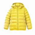 thumbnail image 1 of ITSAME Girls Quilted Puffer Jacket (0-15) Full Zip Hooded Long Sleeve Lightweight Winter Warm Coat with Pockets Size 3-6M, 1 of 8