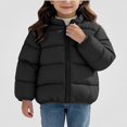 thumbnail image 1 of ITSAME Girls Quilted Puffer Jacket (1-8) Bear Graphic Zip Up Winter Warm Coat with Pockets Size 12M, 1 of 7