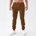 thumbnail image 1 of ITSAME Mens Joggers with Pockets, Drawstring Active Fit Running Workout Trousers Athletic Sweatpants Coffee S, 1 of 8