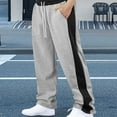thumbnail image 1 of ITSAME Mens Sweatpants with Pockets, Straight Casual Pants Drawstring Active Fit Workout Trousers Gray 3XL, 1 of 7