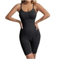 thumbnail image 1 of ITSAME Shapewear Bodysuit for Womens, Adjustable Strap Tummy Control Ultra Firm Sports Jumpsuit Black L, 1 of 5