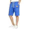 thumbnail image 1 of ITSAME Shorts for Boys, Elastic Waist Cotton Basketball Print Kids Athletic Casual Shorts with Pockets Blue 4-5T, 1 of 7