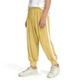 thumbnail image 1 of ITSAME Sweatpants for Boys, Loose Fit Ribbed Knit Elastic Waist Kids Casual Fashion Jogger Pants Yellow 9-10T, 1 of 6