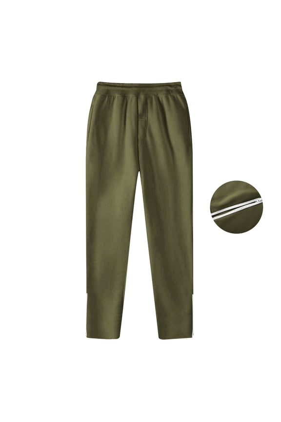 Sweatpants for Womens, Straight Leg with Pockets Elastic Waist Casual Pull-On Workout Pants Army Green M