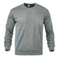 thumbnail image 1 of ITSAME Sweatshirt for Mens, with Pockets Loose Fit Round Neck Fll Winter Fashion Tops Gray 3XL, 1 of 6