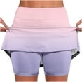 thumbnail image 1 of ITSAME Tennis Skirts for Womens, Plus Size High Waist Pleated Golf Stretch Althletic Skorts Pink, 1 of 5