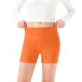 thumbnail image 1 of ITSAME Yoga Leggings for Girls, Elastic Waist Active Fit High Waist Fashion Stretchy Dance Cycling Shorts Orange 13-14T, 1 of 6