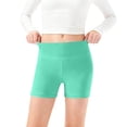 thumbnail image 1 of ITSAME Yoga Leggings for Girls, High Waist Active Fit Elastic Waist Fashion Stretchy Dance Cycling Shorts Mint Green 13-14T, 1 of 6