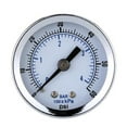 ITSELFER 060 Psi Compressor Compressed Air Pressure Gauge Dual Scale