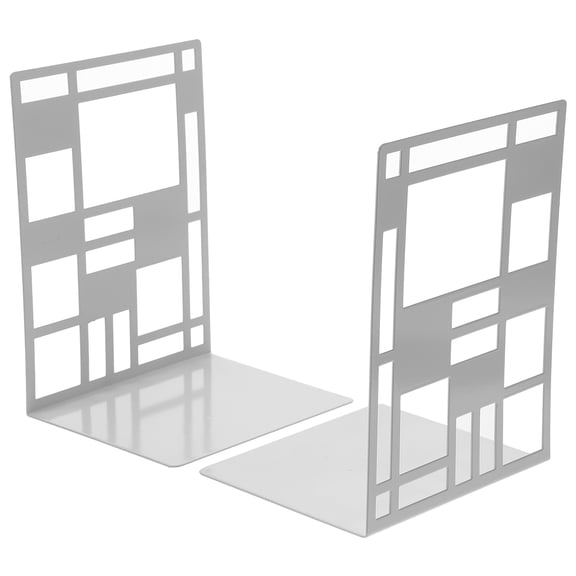 ITSELFER 1 Pair of Counter Book Organizer Decorative Book Ends File Book Holders Exquisite Book Holders
