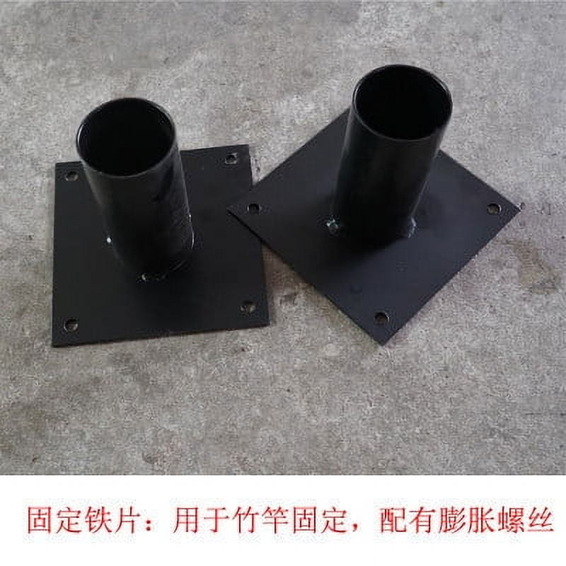 ITSELFER 1 Set Heavy Duty Metal Post Bracket Fence Post Support Wood Post Base Anchor Ground Spike For Secure Installation Post Base Bracket Deck Base For Wooden Mailbox