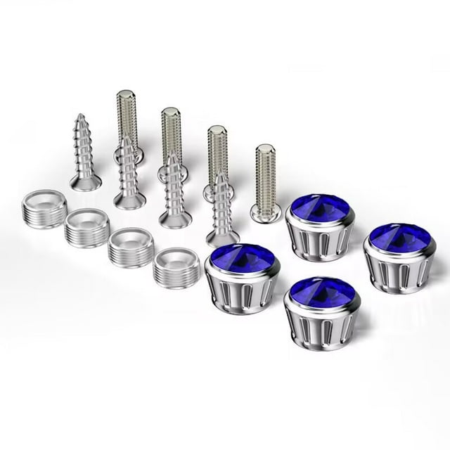 ITSELFER 1 Set License Plate Mounting Kit License Plate Clip License