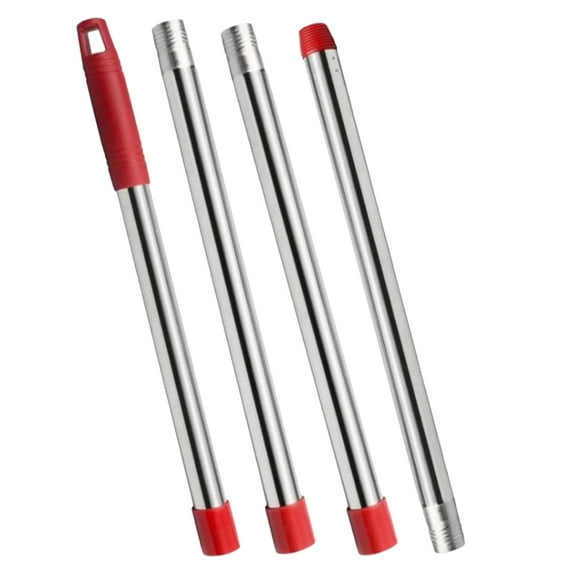 ITSELFER 1 Set Mop Rod Extension Rod Stainless Steel Mop Pole Detachable Mop Rod Replacement