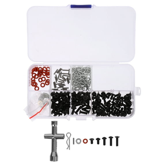 ITSELFER 1 Set RC Screw Kit Hardware Fastener RC Truck RC Car Screw Assortment RC Repair Kit