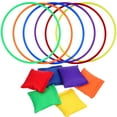 ITSELFER 1 Set Ring Toss Game Kids Bean Bag Toss Kids Games Throwing
