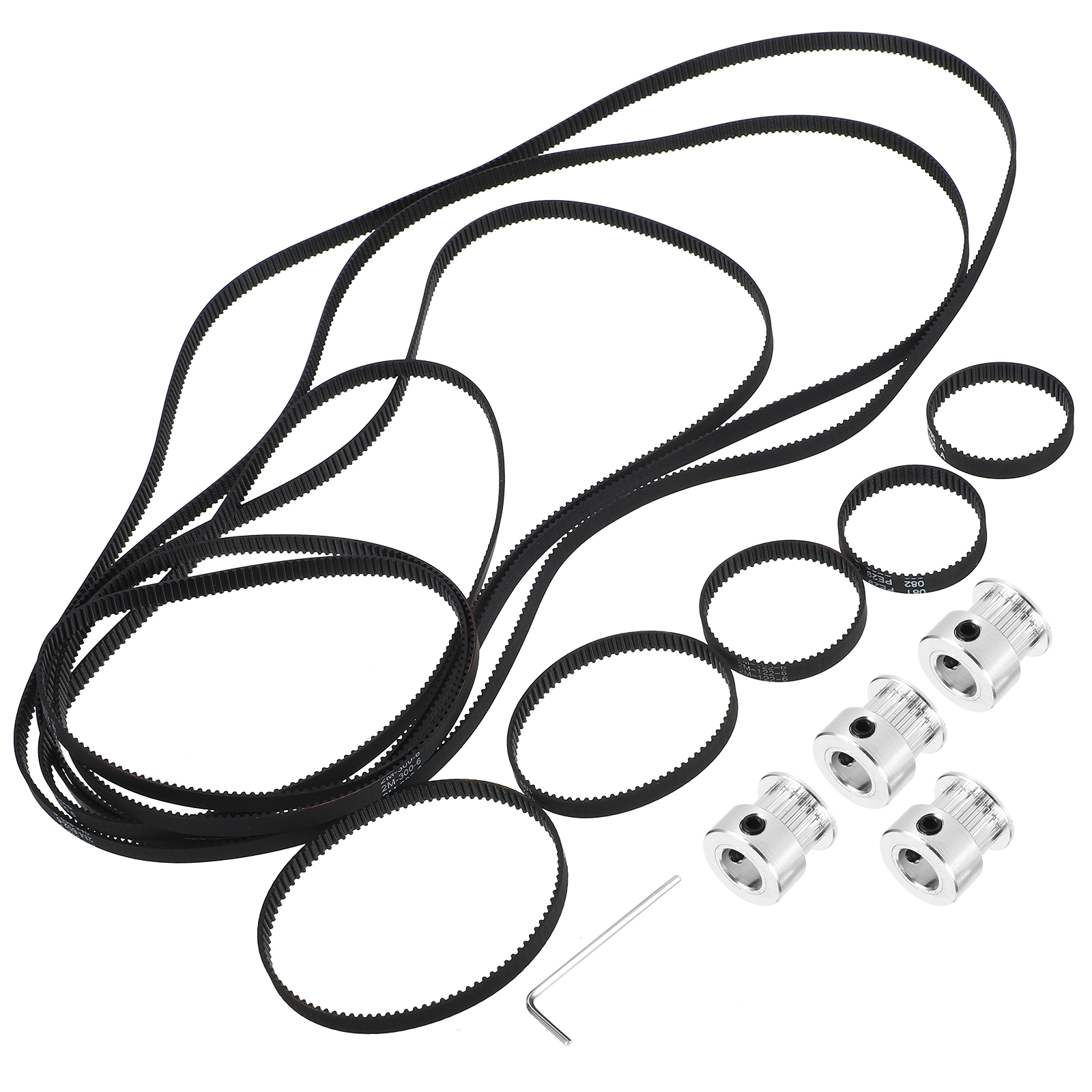 ITSELFER 1 Set Rubber Timing Belt 3D Printer Timing Belt Replace Rubber