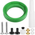 ITSELFER 1 Set Tank To Bowl Gasket Kit Inside Tank Toilet Repair Kit