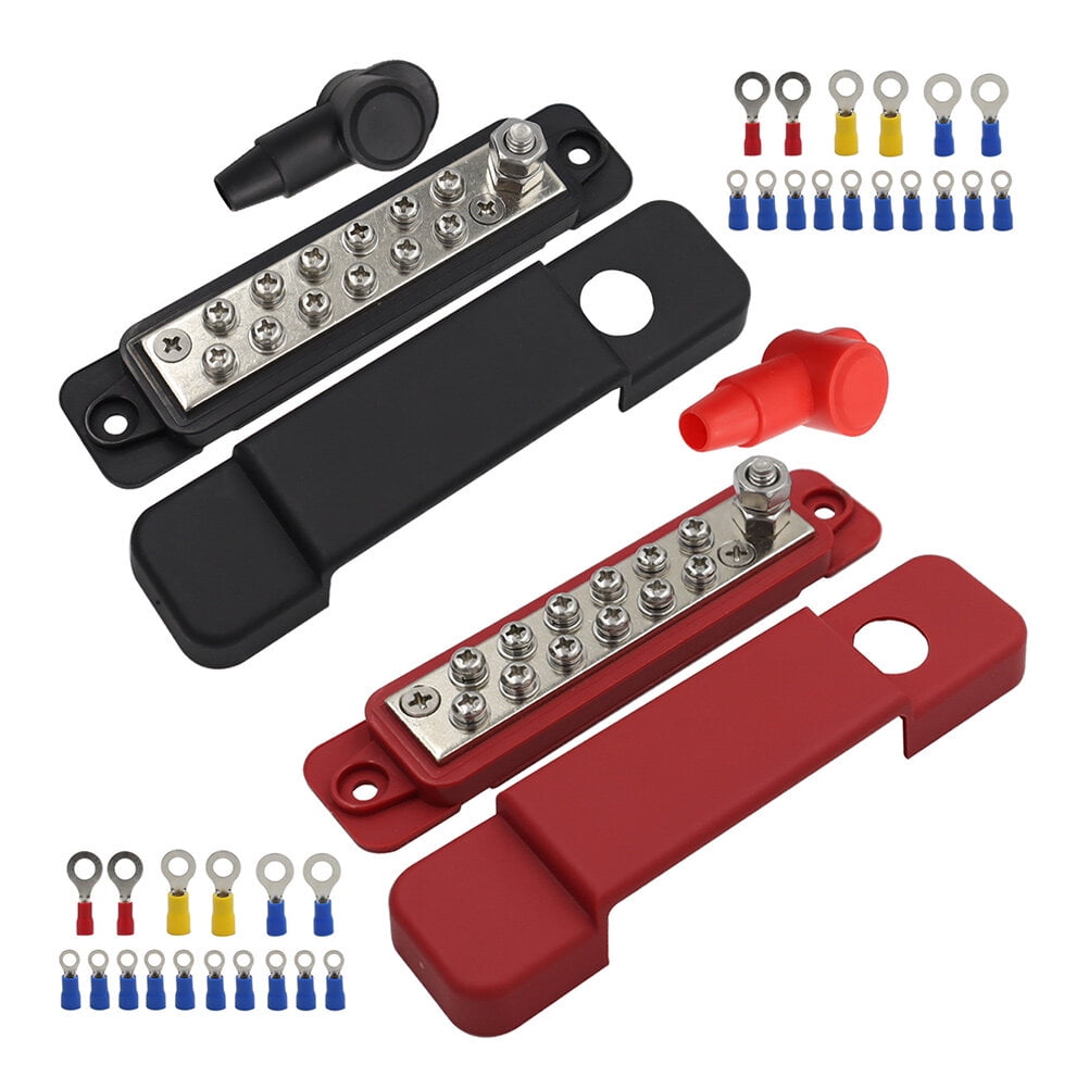 ITSELFER 1 Set Terminal Bus Bar 48v Power Distribution Block 150a