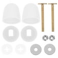 ITSELFER 1 Set Toilet Fasteners Toilet Bolt Caps Floor Bolts and Caps