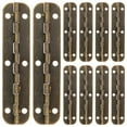 ITSELFER 1 Set of Piano Hinge Long Table Hinge Flush Hinges 180 Degree