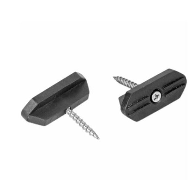 LPET 250PCS Hidden Deck Fastener Clips With Screws - Universal Nylon T-Clips For Composite Decking