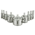 ITSELFER 10 Pcs Diamond Drill Bit Set Hole Saws for Porcelain Tiles