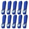 ITSELFER 10 Pcs Lashing Straps with Steel Buckle Thick Nylon Quick