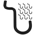 ITSELFER 10 Pcs Pegboard Hooks Iron Pegboard Hanger Utility Hooks Tool