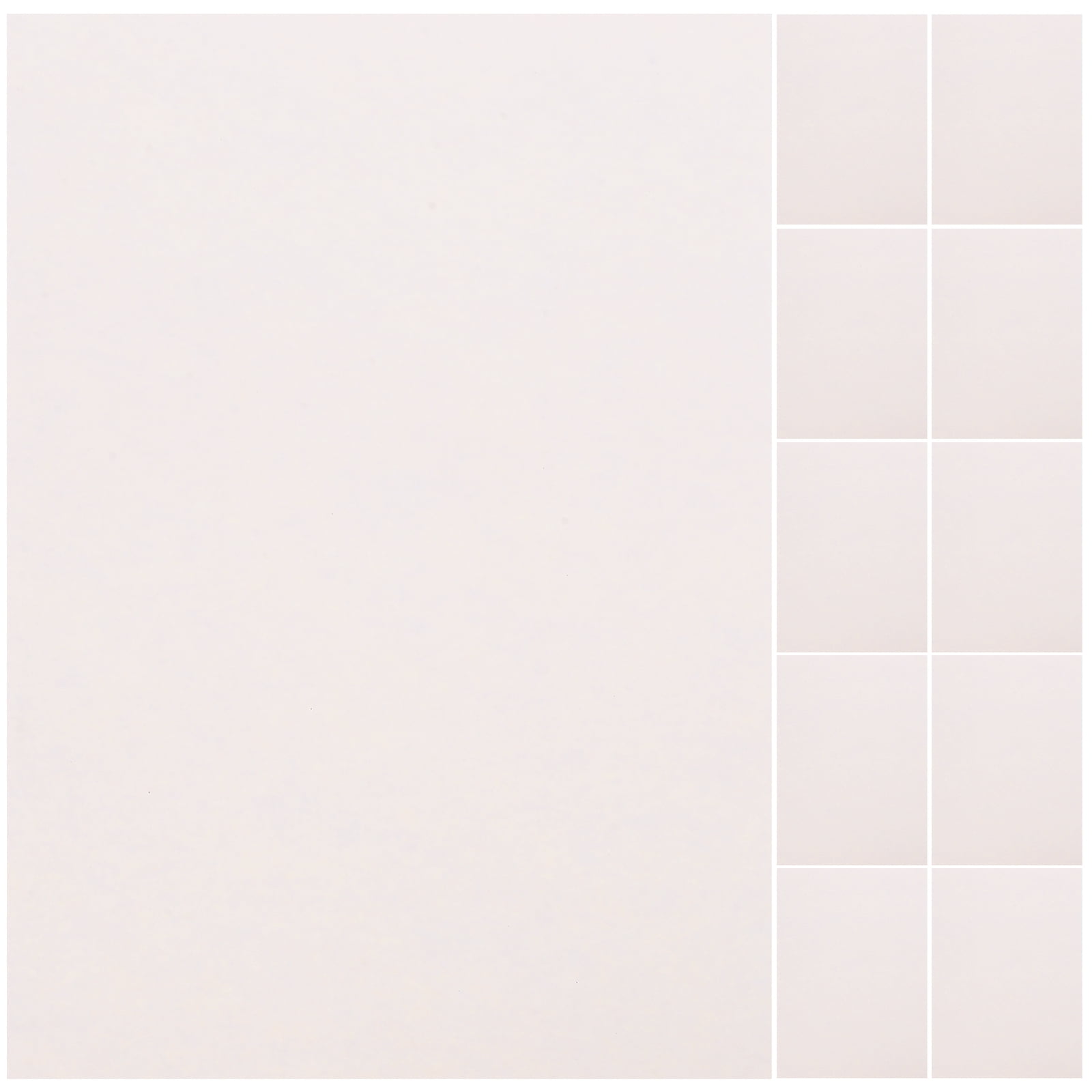 ITSELFER 100 Sheets of Printable Vinyl Sticker Paper for Printer Blank