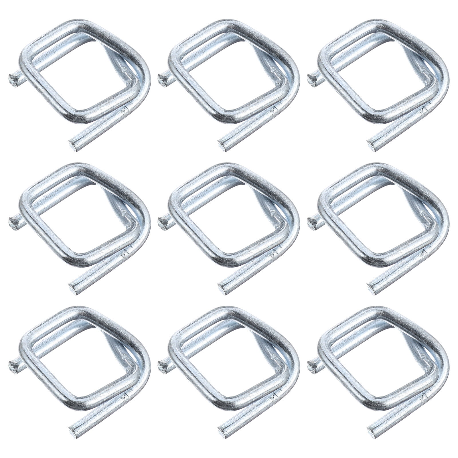 ITSELFER 100Pcs Heavy Duty Strap Wire Buckles Package Clamps Packaging ...