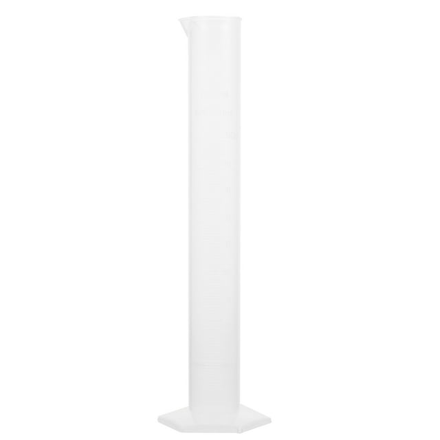 ITSELFER 100ml Plastic Graduated Cylinder Beaker Science Measuring Test