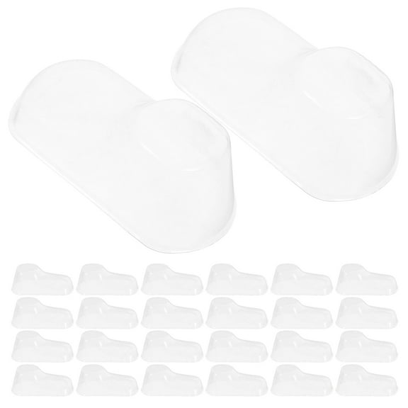 ITSELFER 100pcs Clear Baby Shoe Shaper Toddler Booties Socks Shoe Supports Inner Support
