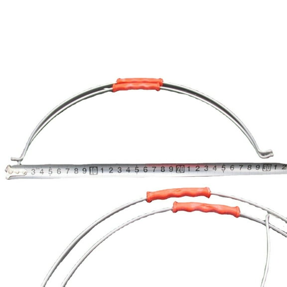 ITSELFER 10PCS Bucket Wire Handle Replacement Grip Carrying Handles for Pail Basket Galvanized Steel and Plastic Container Construction Paint Crafting