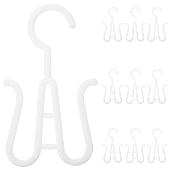 ITSELFER 10pcs Boot Rack Hanging Boot Storage Hooks Slippers Hanger Boot Organizer Shoe Display Hooks