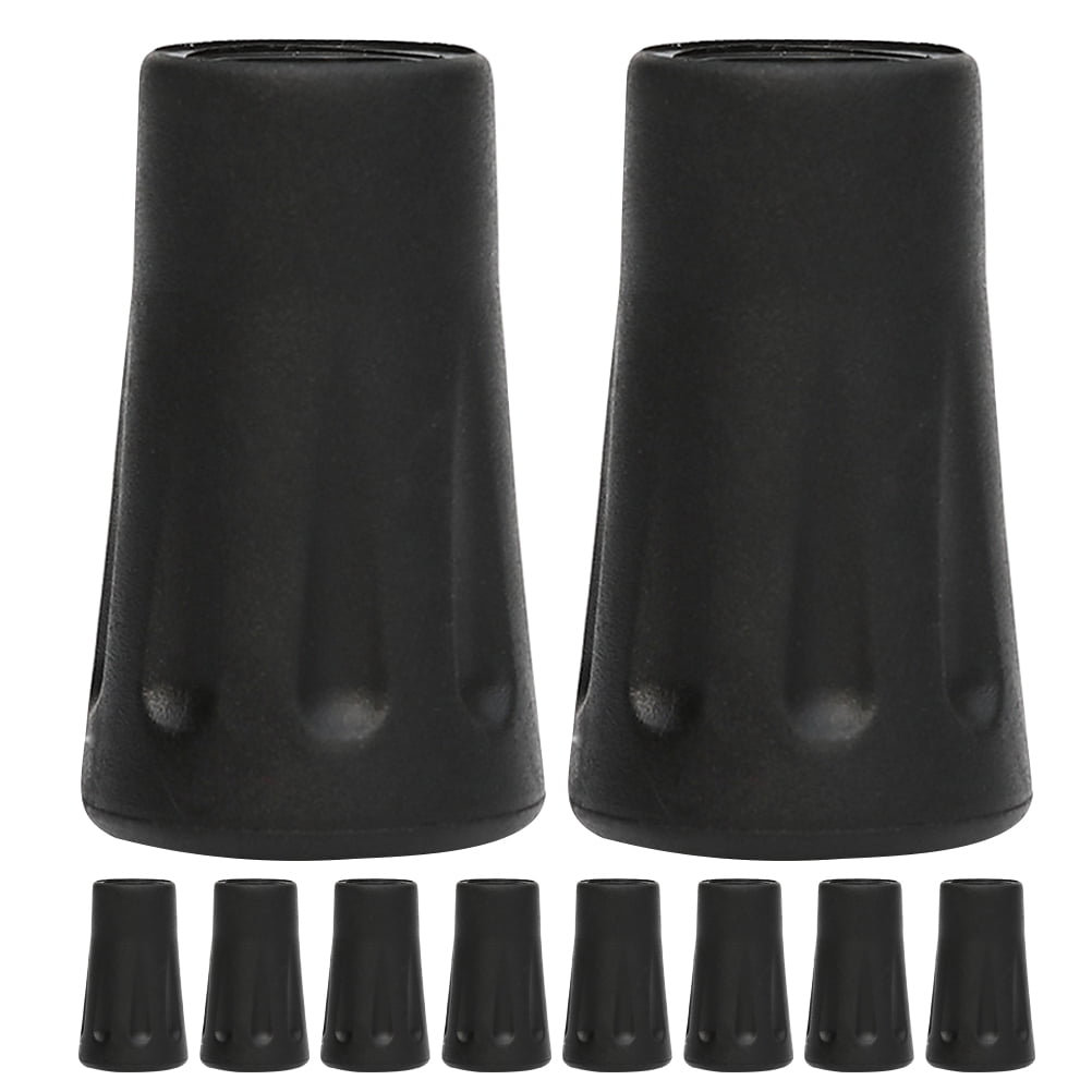 ITSELFER 10pcs Outdoor Cane Tips Walking Cane Tips Walking Stick Tip