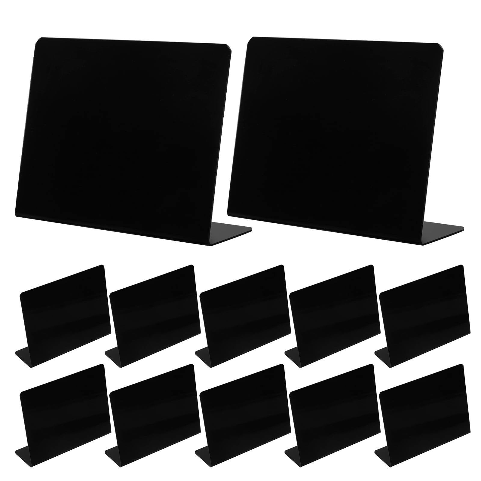ITSELFER 12Pcs Mini Chalkboard Signs Small Blackboard Sign Tabletop