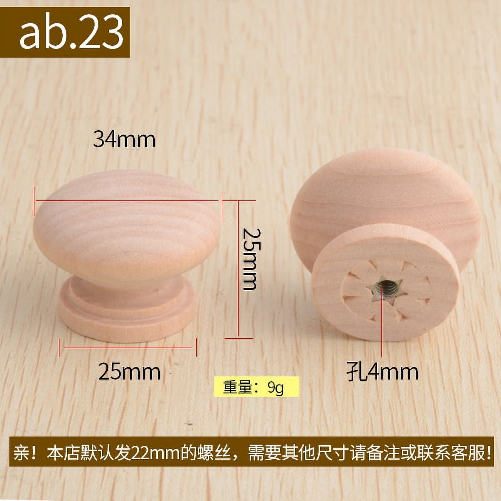 ITSELFER 12pcs Wooden Dresser Knobs Unique Cabinet Knobs For Drawer Handles Retro Drawer Pulls And Knobs Wooden Knobs For Cabinets And Drawers